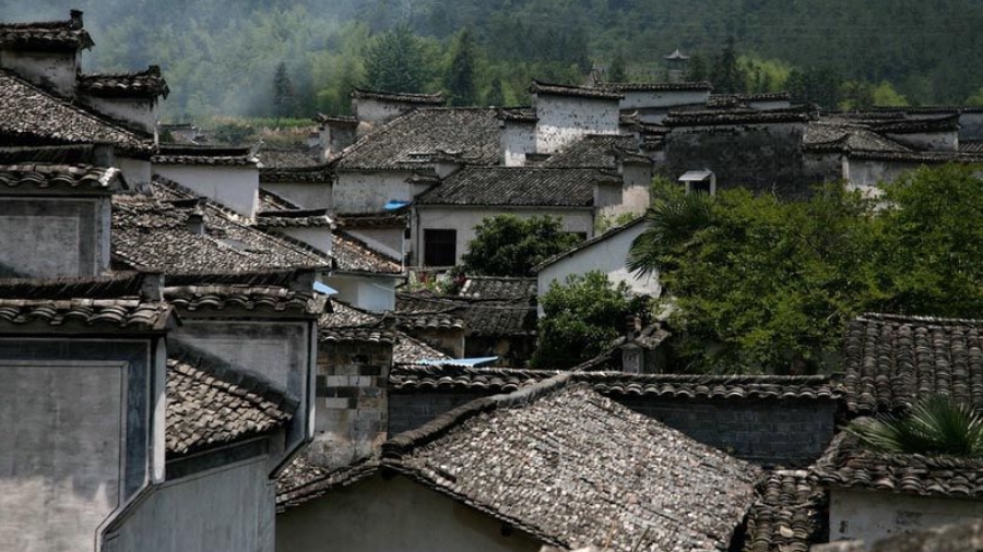 旅行-登黄山赏美竹领略徽式建筑之美
